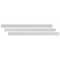 Ackland 0.75 in. T x 94 in. L x 0.63 in. W Brine Stone Luxury Vinyl Flooring Trim Quarter Round AKVTVBRST-QR - alternate 1